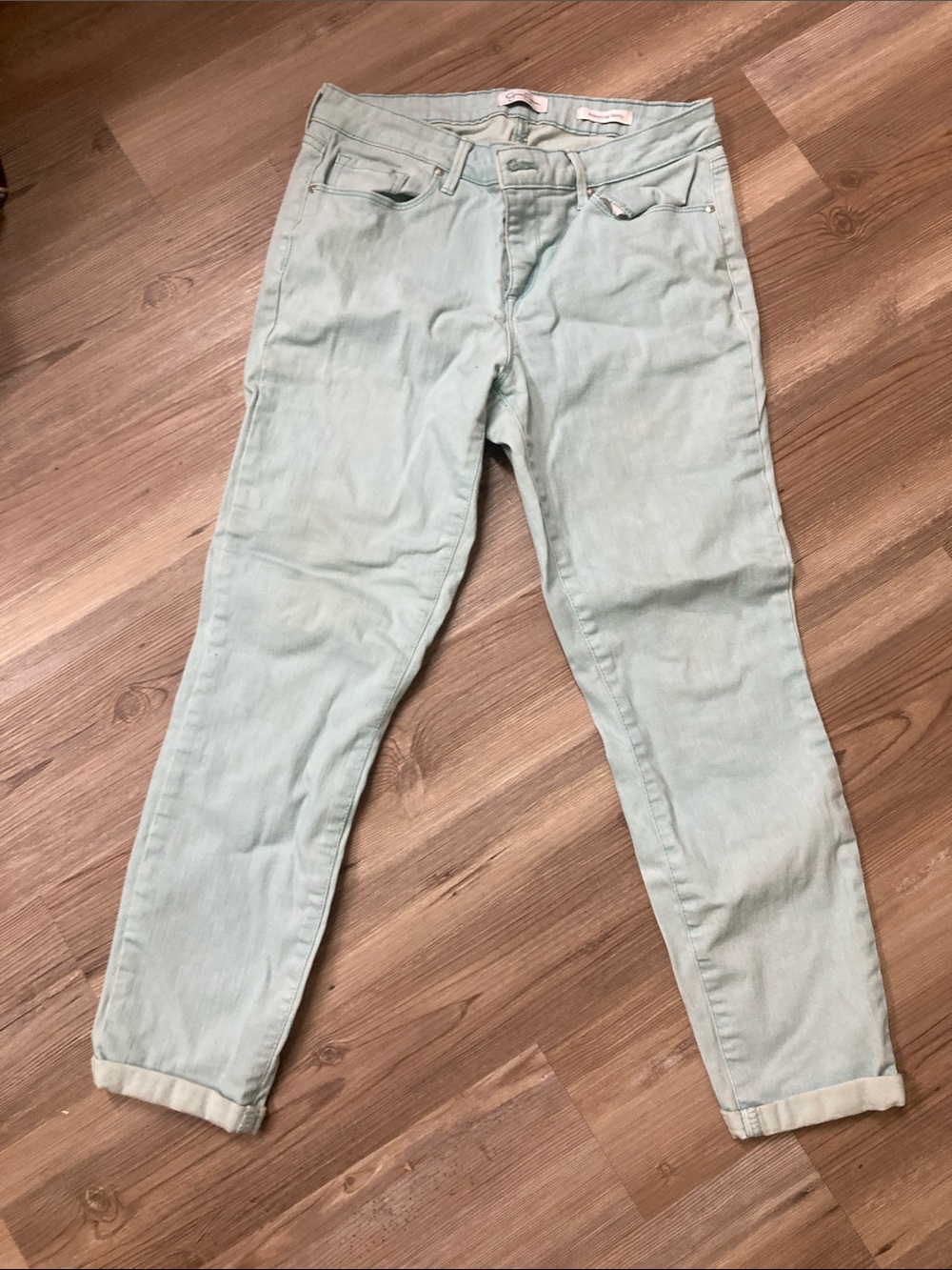Jessica Simpson Roll Crop Skinny Sz 10